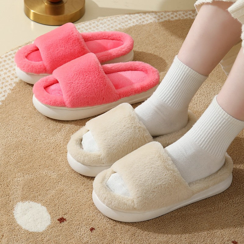 Unwind Our Soft, Fluffy and Cozy Indoor Slippers!