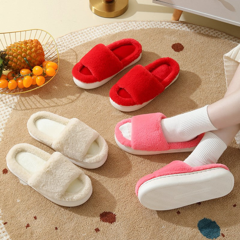 Unwind Our Soft, Fluffy and Cozy Indoor Slippers!